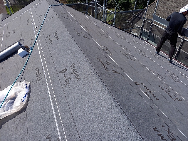 PカラーEXを貼りました